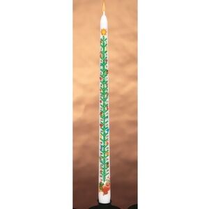 Biedermann & Sons Christmas 15" Advent 24 Day Countdown Taper Candle Vintage